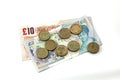 British (uk) currency. Royalty Free Stock Photo