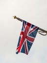 British Union Jack and Scottish Saltire on a top of City Chamber