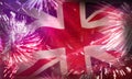 British United Kingdom Flag Fireworks