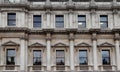 British victorian facades of residential buildings the streets of London UK