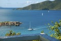 British Virgin Islands Caribbean Sea View Royalty Free Stock Photo