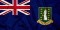 British Virgin Islands Country Silk flag