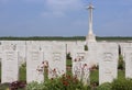 British War Cemetery - The Somme - France Royalty Free Stock Photo