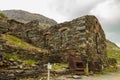 Brittania copper mine remains on Mount Snowdon