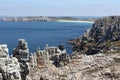 Brittany coast in France