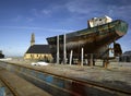 Brittany; Finistere: Harbour of Camaret Royalty Free Stock Photo