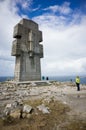 Monument of the Bretons of Free France in Brittany - Cross of Pen-Hir Royalty Free Stock Photo