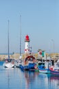 Brittany, ile de Groix, the harbor Royalty Free Stock Photo