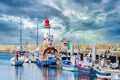 Brittany, ile de Groix, harbor Royalty Free Stock Photo