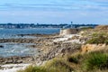 Brittany Morbihan - Gavres In France. Beach and sea - Porh-Puns Fort