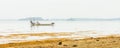 Brittany, panorama of the Morbihan gulf, view from the Ile aux Moines island