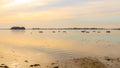 Brittany, panorama of the Morbihan gulf, view from the Ile aux Moines