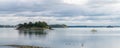 Brittany, panorama of the Morbihan gulf Royalty Free Stock Photo