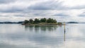 Brittany, panorama of the Morbihan gulf Royalty Free Stock Photo