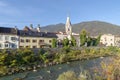 Brixen old town at Isarco River, Trentino, Alto Adige, Italy Royalty Free Stock Photo