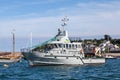 BRIXHAM, DEVON, UK - JULY 28 : Fisheries patrol vessel in Brixham harbour Devon on July 28, 2012