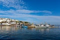 Brixham harbour Devon with boats and yachts Torbay England UK Royalty Free Stock Photo