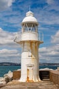 Brixham Harbour Lighthouse. Brixham, Devon, UK, June 10, 2024 Royalty Free Stock Photo
