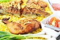 briyani chicken rice Royalty Free Stock Photo