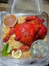 briyani chicken rice during ramadan Royalty Free Stock Photo