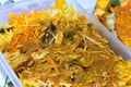 Briyani Rice Drizzled with Chicken Curry