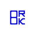 BRK letter logo creative design with vector graphic, BRK Royalty Free Stock Photo