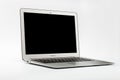 Modern new laptop on white background
