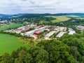 Brno-Bystrc the green district from above, Czech Republic Royalty Free Stock Photo