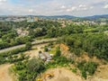 Brno-Bystrc the green district from above, Czech Republic Royalty Free Stock Photo