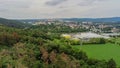 Brno-Bystrc the green district from above, Czech Republic Royalty Free Stock Photo