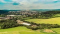 Brno-Bystrc the green district from above, Czech Republic Royalty Free Stock Photo