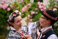 Brno - Bystrc, Czech Republic, 24 June, 2023. Traditional festivities of the feast of the feast in the Czech Republic. Food and