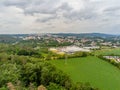 Brno-Bystrc the green district from above, Czech Republic Royalty Free Stock Photo