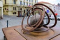 Shilingr Square in Brno is decorated with a new metal statue. The work of the artistic blacksmith Pavel Tasovsky