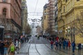 Brno, Czech Republic, December 2, 2023 - Christmas markets in the city of Brno - the first advent Royalty Free Stock Photo