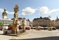 Brno, Czech Republic - June 01, 2017: Cabbage Market Square in B