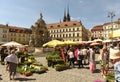 Brno, Czech Republic - June 01, 2017: Cabbage Market Square in B