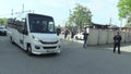 BRNO CZECH REPUBLIC, MAY 2, 2018: Luxury cars Skoda and Audi Prime Minister Andrej Babis, Vice-Chairman Richard Brabec