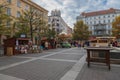 Brno, Czech Republic, November 27, 2022 - Christmas markets in the city of Brno - the first advent Royalty Free Stock Photo