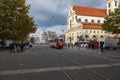 Brno, Czech Republic, November 27, 2022 - Christmas markets in the city of Brno - the first advent Royalty Free Stock Photo