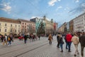 Brno, Czech Republic, November 27, 2022 - Christmas markets in the city of Brno - the first advent Royalty Free Stock Photo