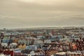 Brno Czech Republic under cold autumn clouds