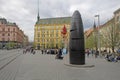 Clock machine in Brno city at NÃÂ¡mÃâºstÃÂ­ Svobody