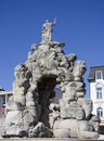 Brno, Zelny trh square fountain