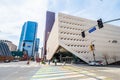 The Broad Art Museum at Los Angeles Downtown - CALIFORNIA, USA - MARCH 18, 2019