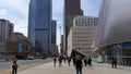 The Broad Art Museum at Los Angeles Downtown - CALIFORNIA, USA - MARCH 18, 2019