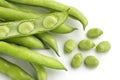 Broad bean pods Royalty Free Stock Photo