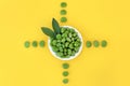 Broad Bean Vegetable Nutritious Health Food Abstract