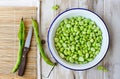Broad beans. Royalty Free Stock Photo