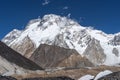 Broad peak mountain view, K2trek Royalty Free Stock Photo